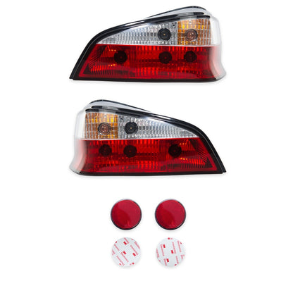 Rücklichter Kristall Rot Klar passend für Peugeot 106 1996-1998