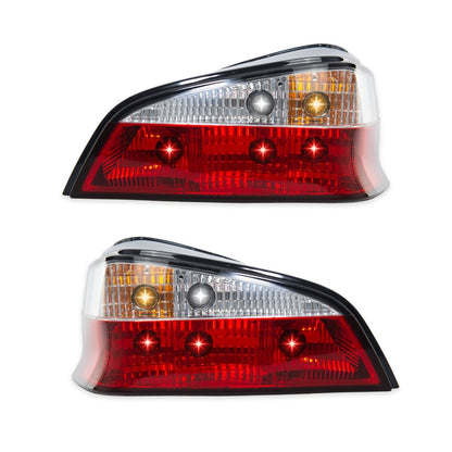 Rücklichter Kristall Rot Klar passend für Peugeot 106 1996-1998