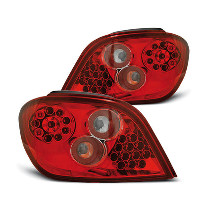 Rücklichter passend für Peugeot 307 04.01-07 Rot Weiß LED