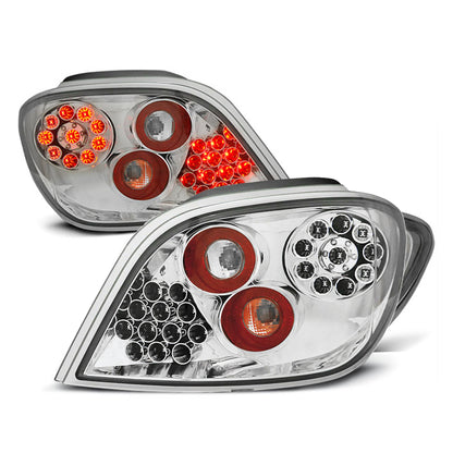 Rücklichter passend für Peugeot 307 04.01-07 Chrom LED