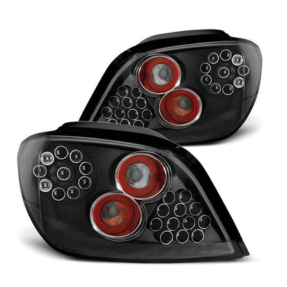 Rücklichter passend für Peugeot 307 04.01-07 Schwarz LED