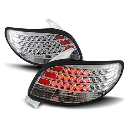 Rücklichter passend für Peugeot 206 10.98- Chrom LED