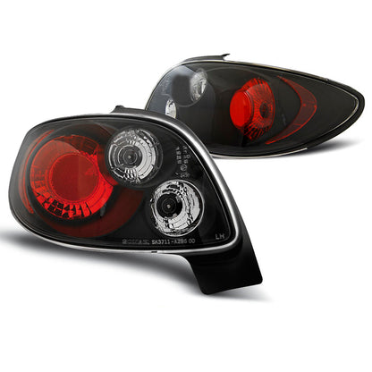 Rücklichter passend für Peugeot 206 CC 10.98- Schwarz