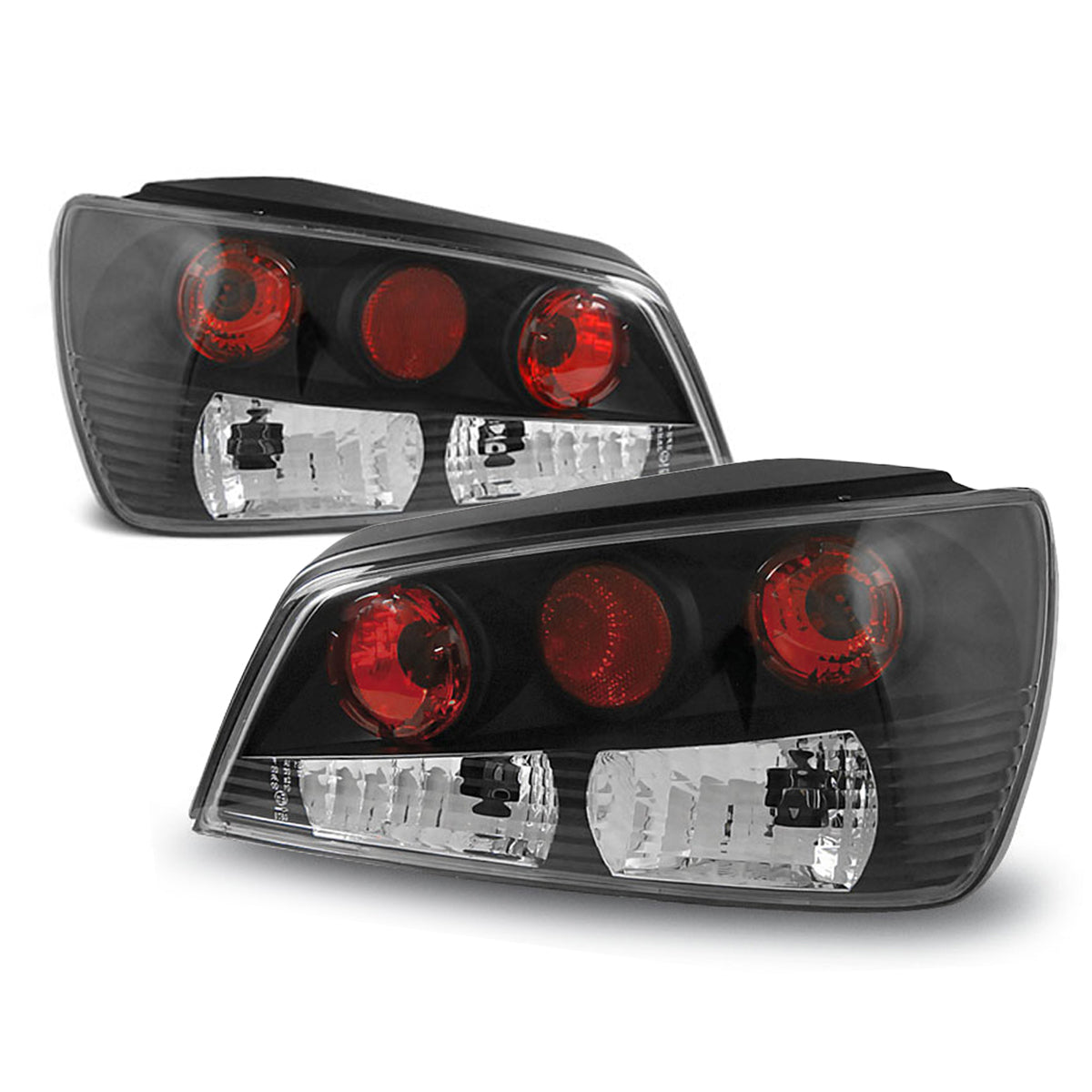 Rücklichter passend für Peugeot 306 05.97-03.01 Schwarz