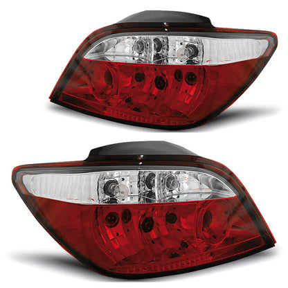 Rücklichter passend für Peugeot 307 04.01-07 Rot Weiß