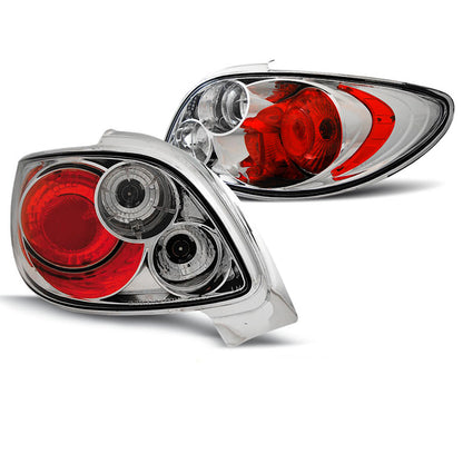 Rücklichter passend für Peugeot 206 CC 10.98- Chrom