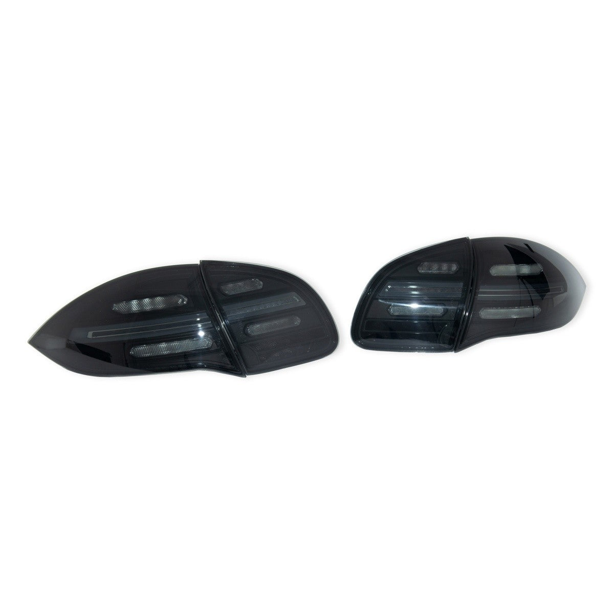 Dynamische LED Rücklichter Schwarz Rauch passend für Porsche Cayenne 92A 2011-2014