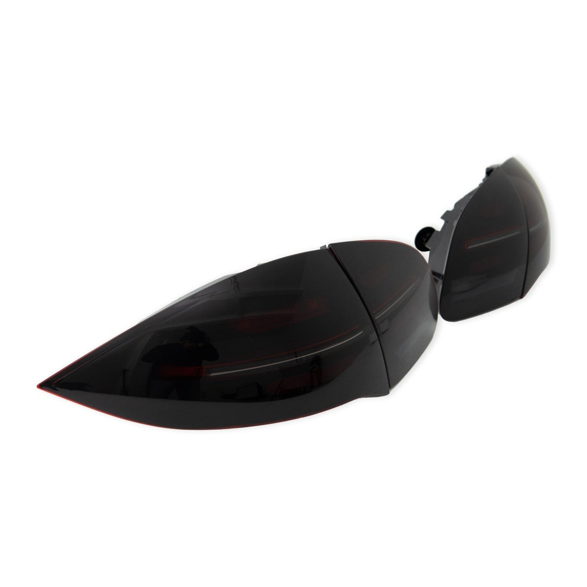 Dynamische LED Rücklichter Schwarz Rot Rauch passend für Porsche Cayenne 2011-2014