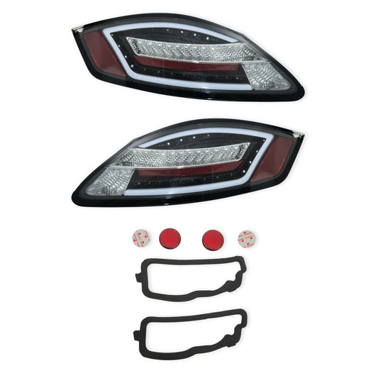 Dynamische LED Schwarze Rücklichter passend für Porsche Boxster (987) 2004-2008
