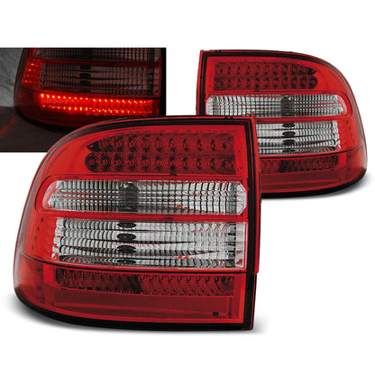 LED Rücklichter Rot Weiß passend für Porsche Cayenne 02-06