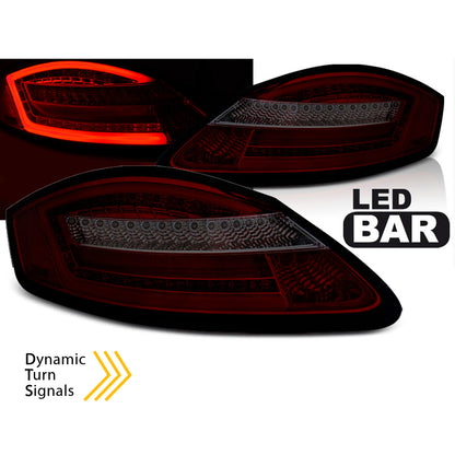 LED Rücklichter Rot Rauch SEQ passend für Porsche Boxster 987 / Cayman 05-08