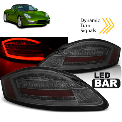 LED Rücklichter Rauch SEQ passend für Porsche Boxster 987 / Cayman 05-08