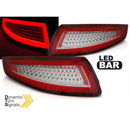 LED Bar Rücklichter Rot Weiß SEQ passend für Porsche 911 997 04-09