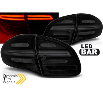 LED Bar Rücklichter Rauch SEQ passend für Porsche Cayenne 10-15
