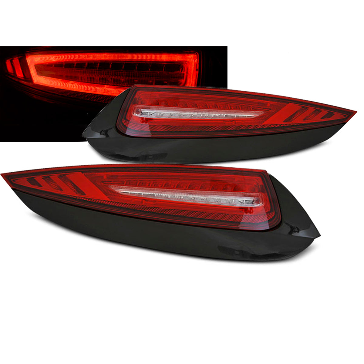 LED Rücklichter Rot Weiß passend für Porsche 911 997 09-12