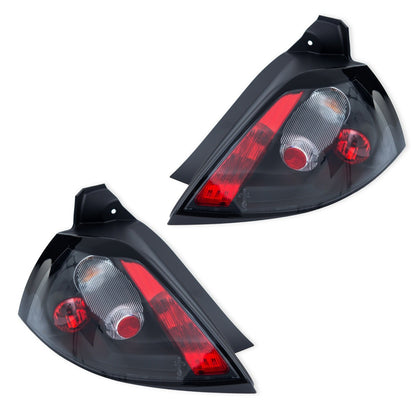 Schwarzes Rücklicht Set passend für Renault Megane II 2002-2008