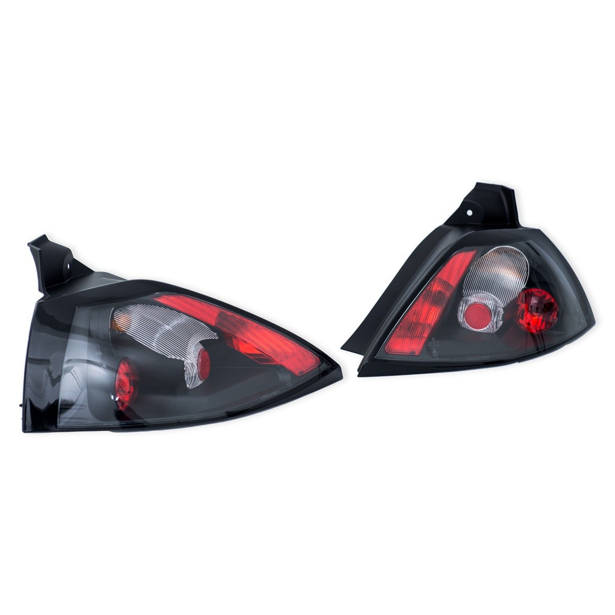 Schwarzes Rücklicht Set passend für Renault Megane II 2002-2008
