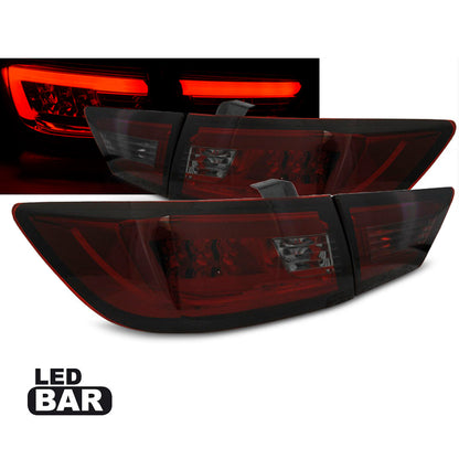 Rücklichter passend für Renault Clio IV 13-16 Hatchback LED Leiste Rot Rauch