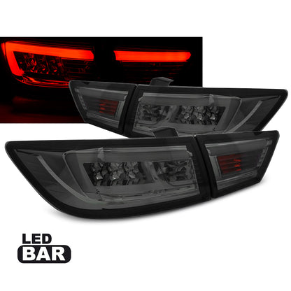 Rücklichter passend für Renault Clio IV 13-16 Hatchback LED Leiste Rauch