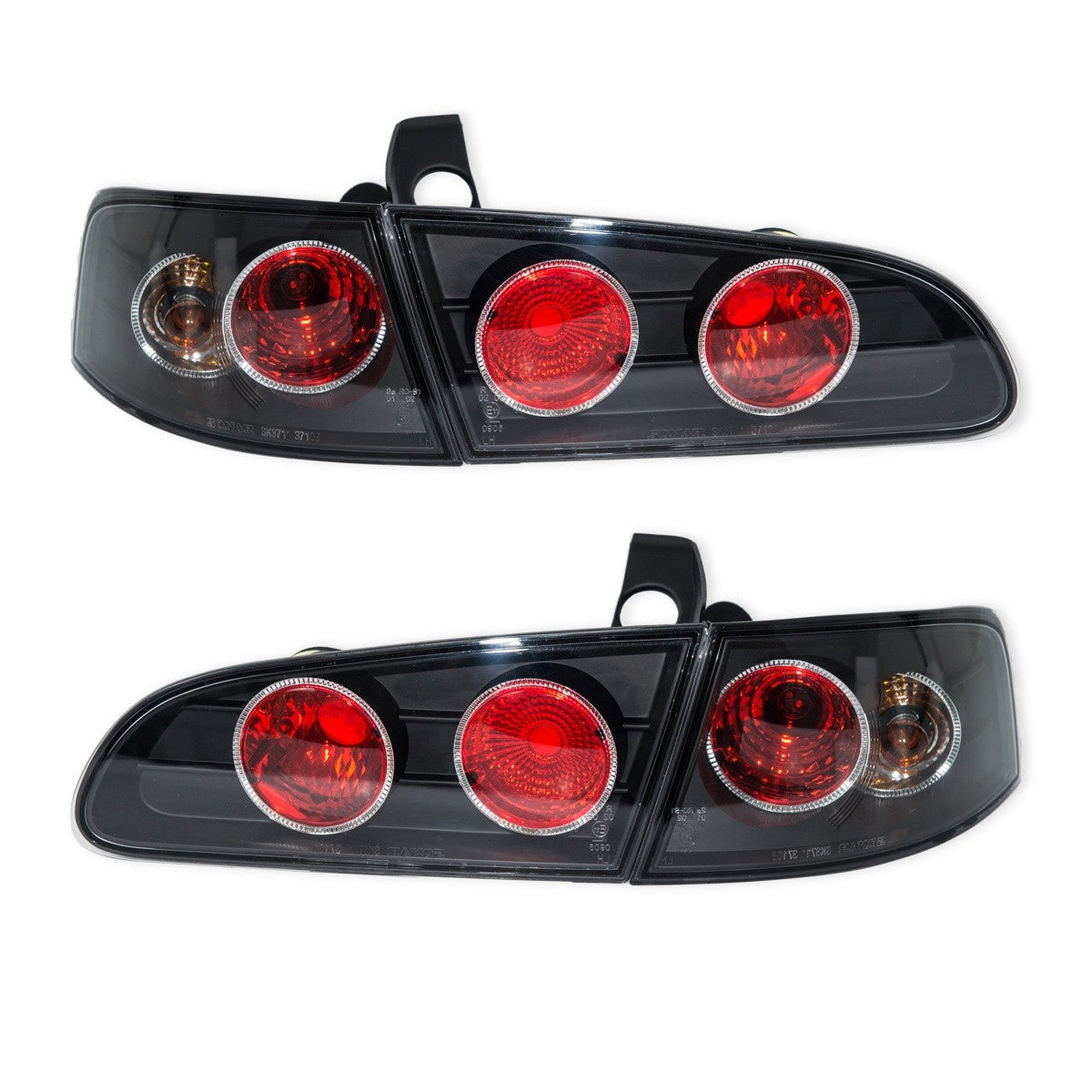 Rücklichter Schwarz Kristallklar passend für SEAT IBIZA III (6L1) 2002-2009