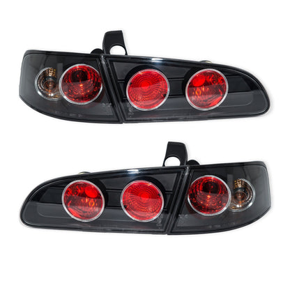 Rücklichter Schwarz Kristallklar passend für SEAT IBIZA III (6L1) 2002-2009