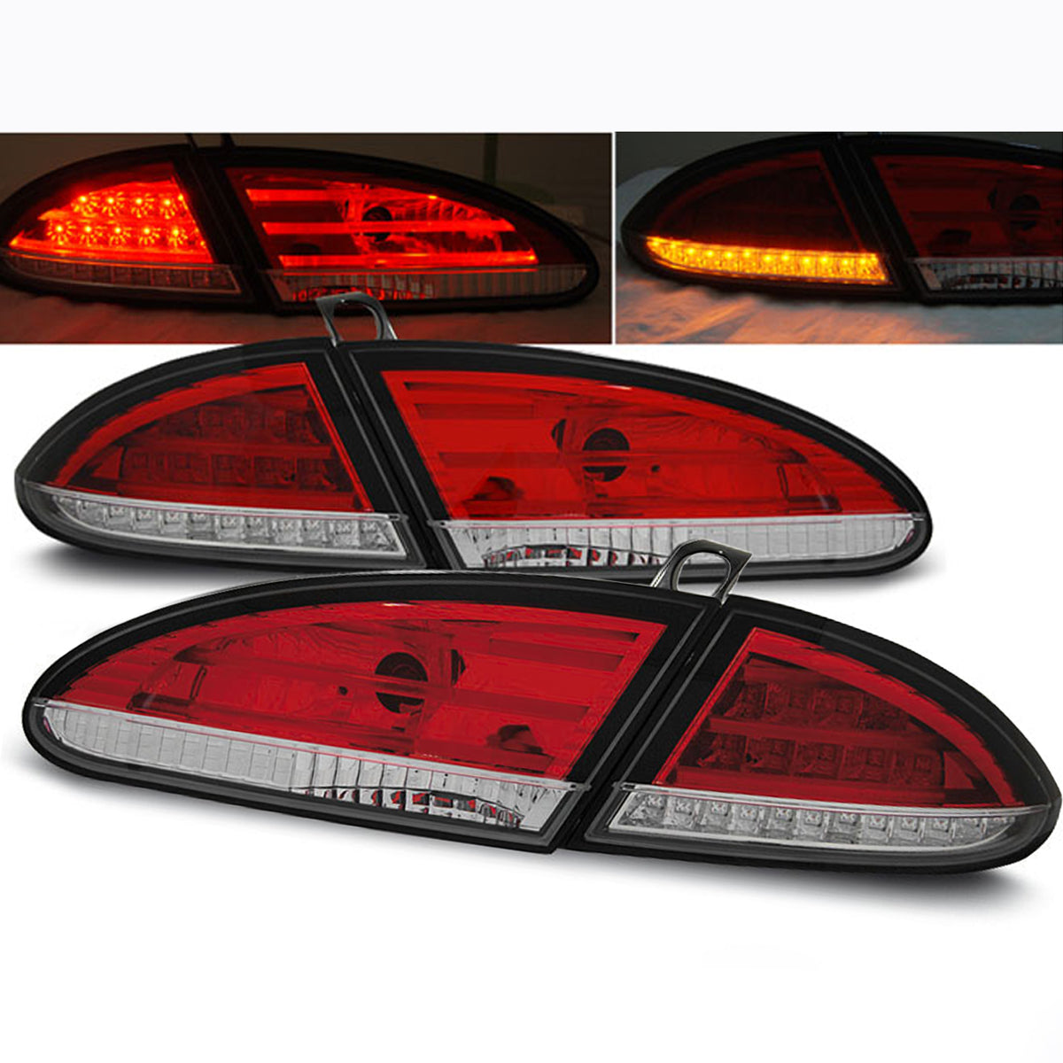 LED Rücklichter Rot Weiß passend für Seat Leon 06.05-09