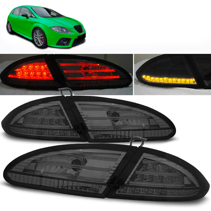 LED Rücklichter Rauch passend für Seat Leon 06.05-09