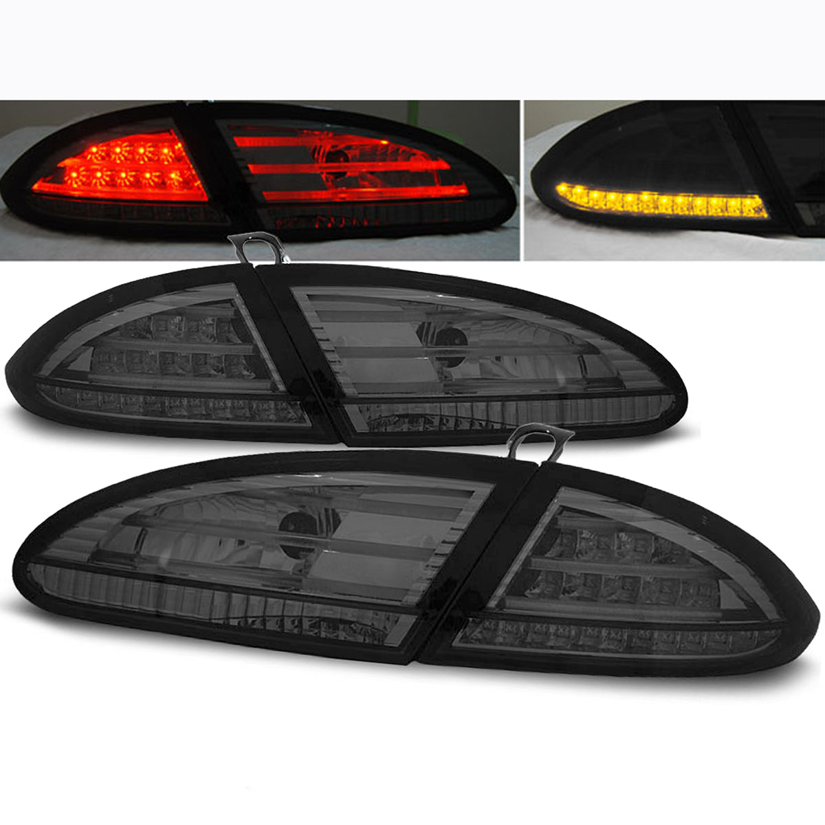 LED Rücklichter Rauch passend für Seat Leon 06.05-09