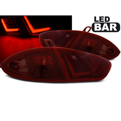 LED Leistenrücklichter Rot Rauch passend für Seat Leon 03.09-12