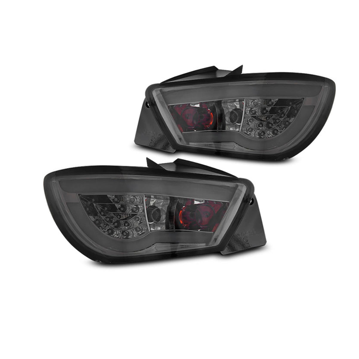 LED Leistenrücklichter Rauch passend für Seat Ibiza 6J 3D 06.08-12