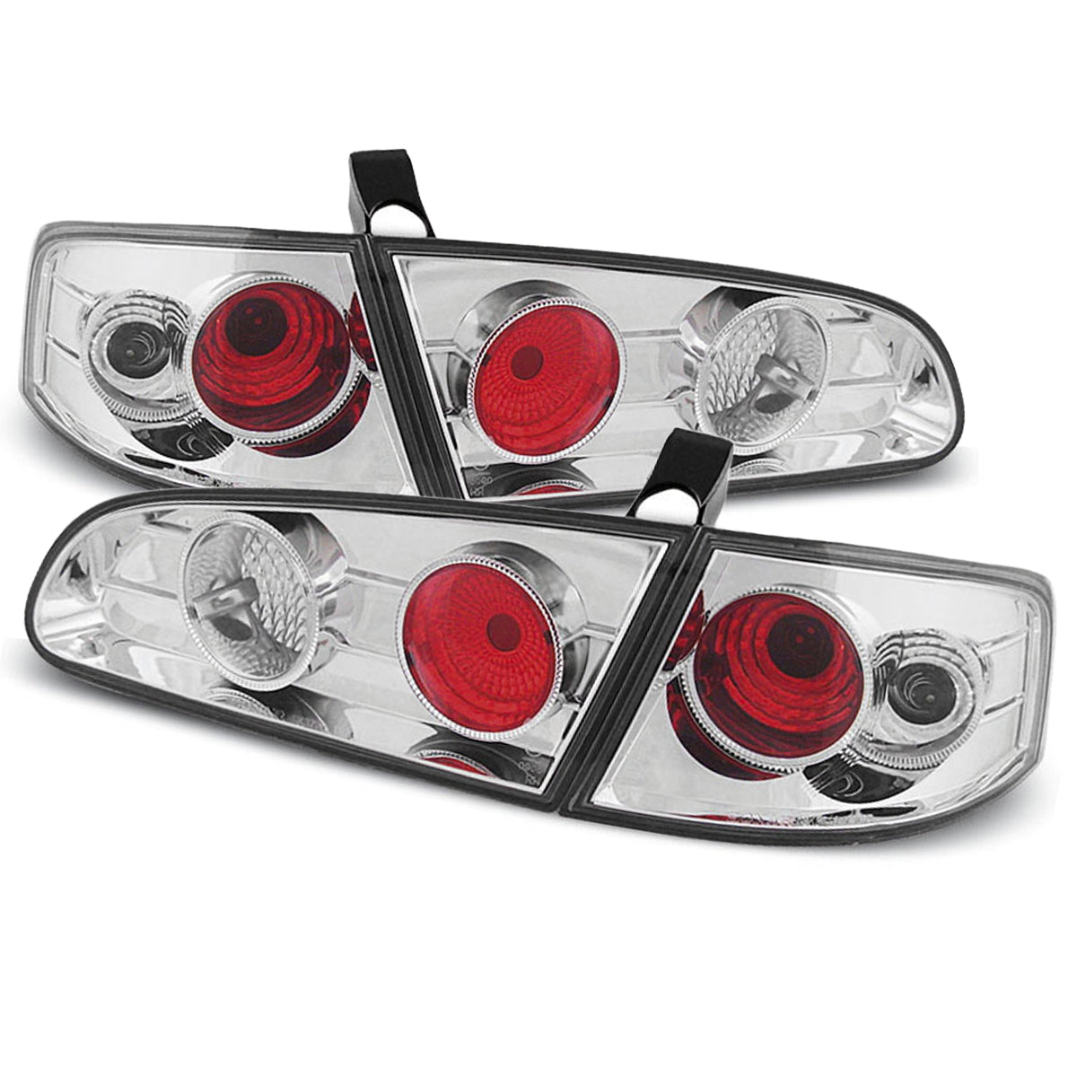 Rücklichter Chrom passend für Seat Ibiza 6L 04.02-08