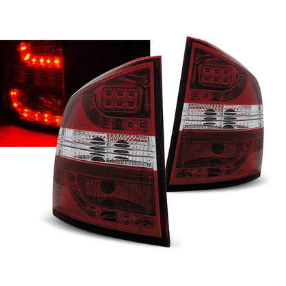 LED Rücklichter Rot Weiß passend für Skoda Octavia II Kombi 04-12