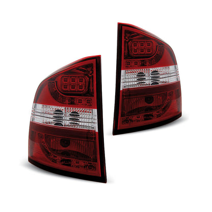LED Rücklichter Rot Weiß passend für Skoda Octavia II Kombi 04-12