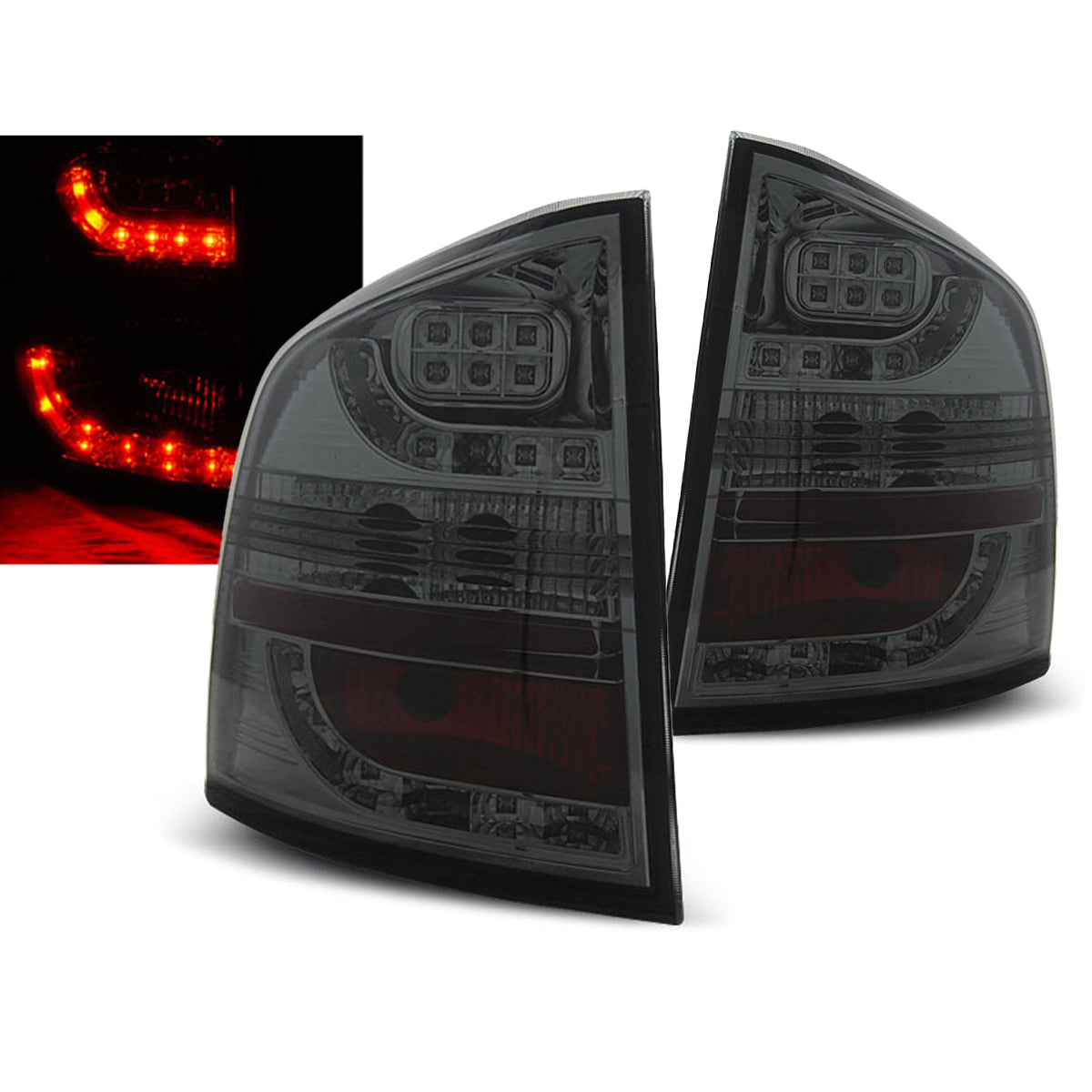 LED Rücklichter Rauch passend für Skoda Octavia II Kombi 04-12