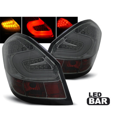 LED BAR Rücklichter Rauch passend für Skoda Fabia II 07-06.14
