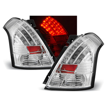 Rücklichter Suzuki Swift 05.05-10 Chrom LED