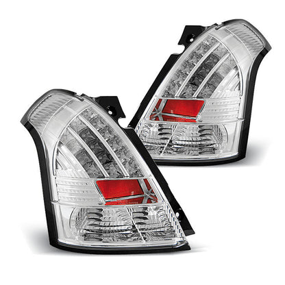 Rücklichter Suzuki Swift 05.05-10 Chrom LED