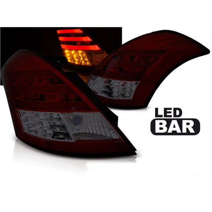 Rücklichter Suzuki Swift V 10- Rot Rauch LED Leiste
