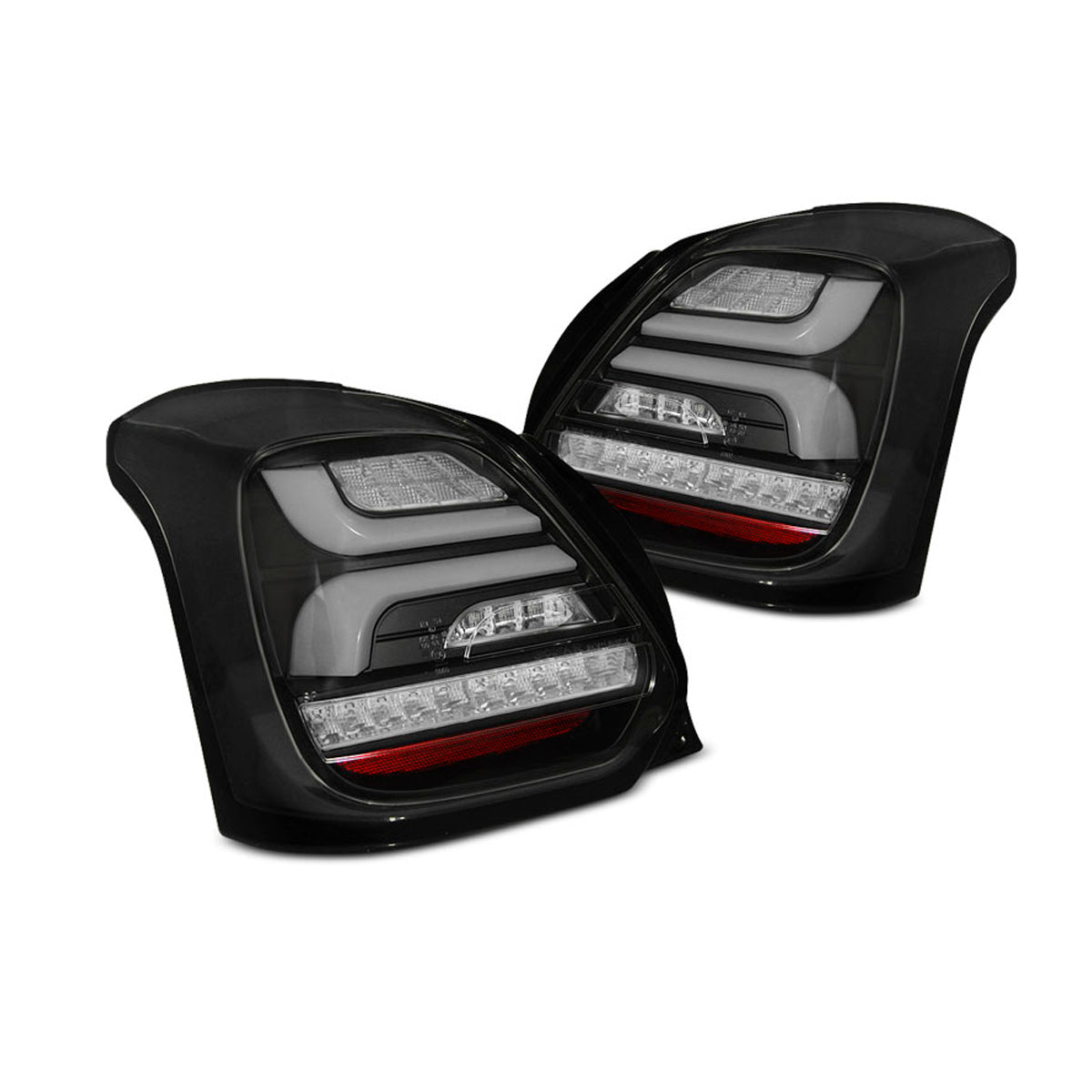 Rücklichter Suzuki Swift VI 17- Schwarz LED Sequenz