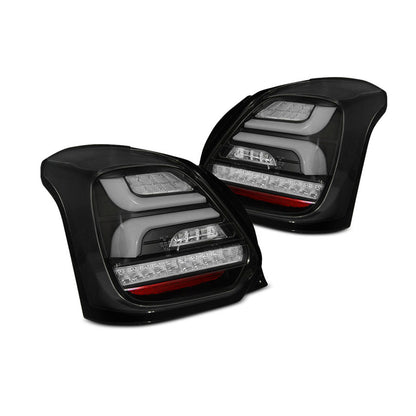 Rücklichter Suzuki Swift VI 17- Schwarz LED Sequenz