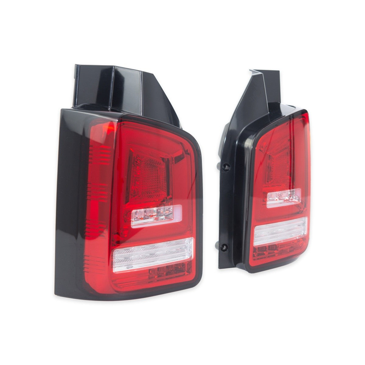 Dynamische LED Rücklichter Rot Klar passend für VW Transporter T5 2003-2010