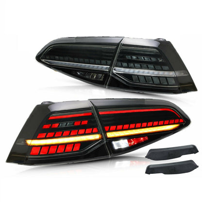 Voll-LED Dynamische Rauch Rücklichter passend für VW Golf 7/7.5 2012-2020