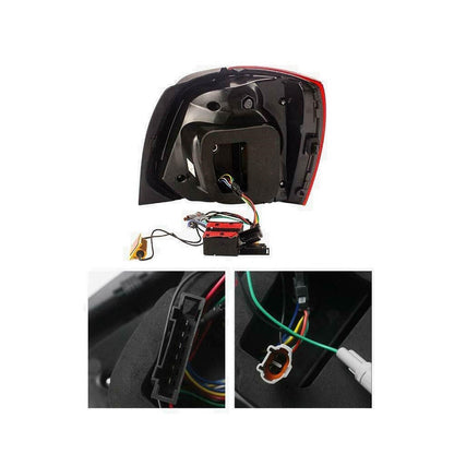 Voll-LED Dynamische Rauch Rücklichter passend für VW Polo 6R 2009-2014