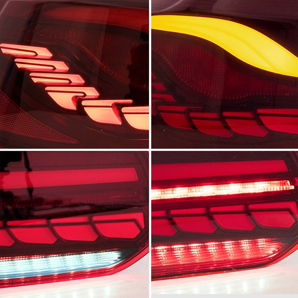 Heckleuchten Dynamisch LED Rot passend für VW Golf 6 2008-2012