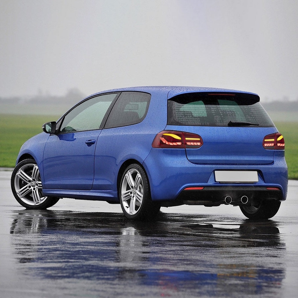 Heckleuchten Dynamisch LED Rot passend für VW Golf 6 2008-2012
