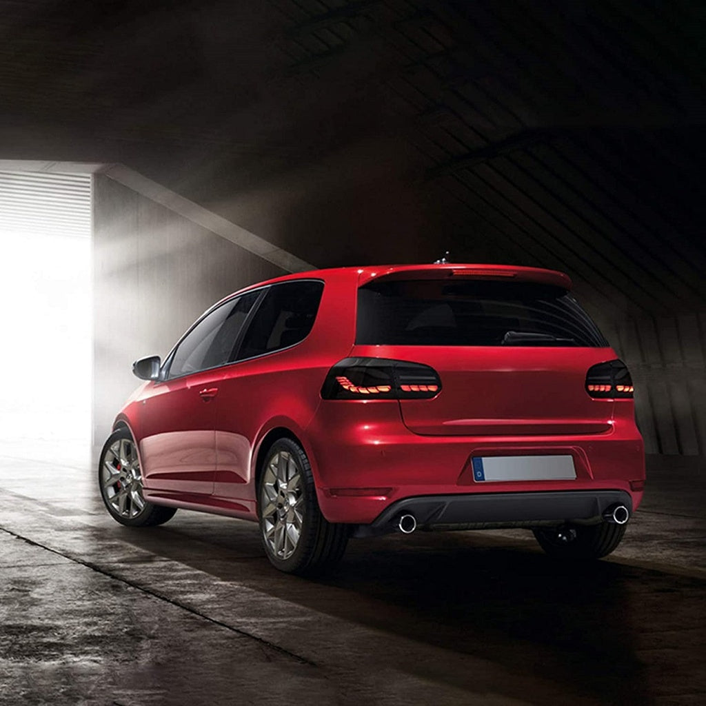 Heckleuchten Dynamisch LED Smoke passend für VW Golf 6 2008-2012