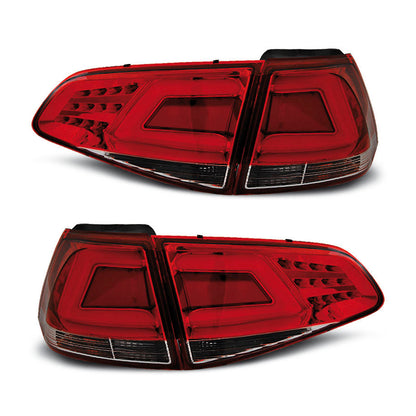 LED BAR Rücklichter Rot Weiß passend für VW Golf 7 13-17