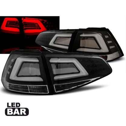 LED BAR Rücklichter Schwarz passend für VW Golf 7 13-17