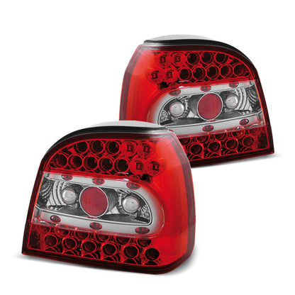 LED Rücklichter Rot Weiß passend für VW Golf 3 09.91-08.97