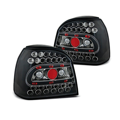 LED Rücklichter Schwarz passend für VW Golf 3 09.91-08.97